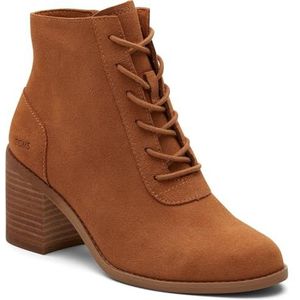 TOMS Evelyn Lace Boot voor dames, Tan suede, 44 EU