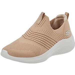 Skechers Ultra Flex 3.0 Let's Dance Sneaker voor dames, Taupe, 37.5 EU