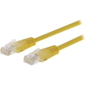 Valueline Netwerkkabel UTP Cat5e rj45 (8p8c) mannelijk - RJ45 (8p8c) mannelijk, 3,00 m geel