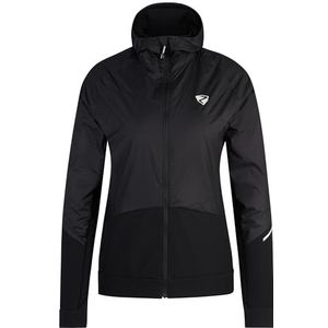 Ziener Dames NAKIMA softshell- / hybride jas Skitour | ademend, wind- en waterafstotend, zwart, 38