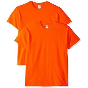 GILDAN Heren Shirt (Pack van 2) - oranje - XXL