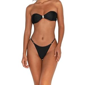 FAE House - Tallara Bikini Top - Nero - Luxe Dames Zwemmode - Zwart - 100% Duurzame stof - Koude handwas - Maat S