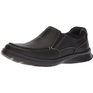 Clarks Cotrell-vrije instappers voor heren, Zwart Olieachtig Leer, 9.5 UK Wide