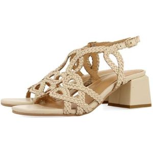 GIOSEPPO Crescent Damessandalen, gebroken wit, maat 36, Ivoor, 36 EU