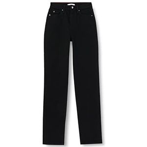 Tommy Hilfiger Dames New Classic Strgth Hw a Stay Blk Denim Broek, Zwart, 33W x 30L