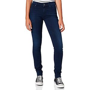 Replay Dames Luz High Waist Jeans, donkerblauw 557-9, 25W x 30L