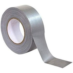 ACCESSORY Gaffa Tape Standaard 48 mm x 50 m zilver | eenvoudig plakband voor evenementtechniek en andere gebieden