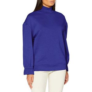 Urban Classics Dames Dames Turtleneck Crew Sweatshirts, BluePurple., 4XL