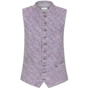 STOCKERPOINT - Gilet 'Ramiro' - Grijs / Lila / Lichtlila - Klederdracht