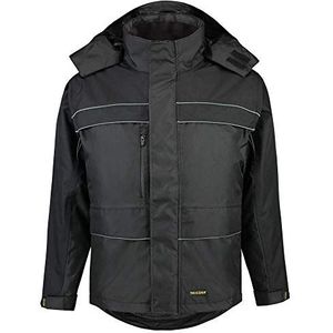 Tricorp 402003 Workwear Cordura-bezetting Parka, 100% polyester + PU-coating, 200 g/m², zwart, maat M
