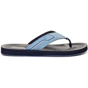 Kappa Logo Seafden Comfortabele en stijlvolle slippers, kleur blauw marineblauw en vervaagd denim, maat 41