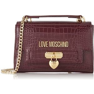 Love Moschino Jc4070pp1flf0, schoudertas voor dames, 15 x 23 x 6 cm, Paars, 15x23x6