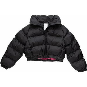 Replay Gewatteerde jas voor meisjes, 098 Black, 12 Jaren