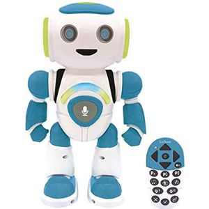 Lexibook - Powerman Jr. Slimme geestleesrobot voor kinderen - dans, speelmuziek, dierenquiz, STEM-programmeerbaar, met afstandsbediening - groen/blauw - ROB20DE, Duitse versie