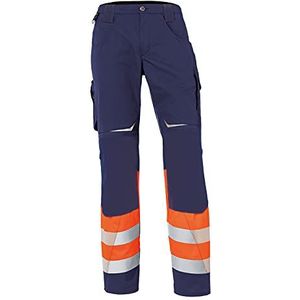 KÜBLER Workwear Kübler Reflectiq, werkbroek, klasse 1, waarschuwingsoranje/donkerblauw