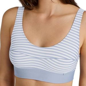 Calida Elastische bustier voor dames, met brede zachte band, Harmony Blauw, 44-46