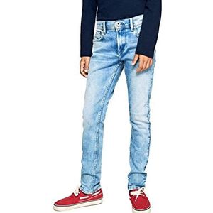 Pepe Jeans Finly Jeans voor jongens, Blauw Denim Mk7, 10-11 Jaar