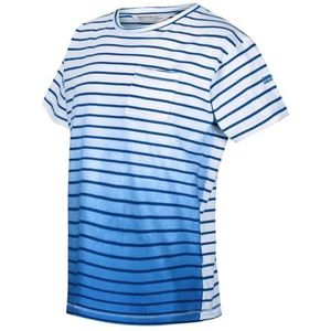 Manthos T-shirt van coolweave katoen met in elkaar overlopende kleuren