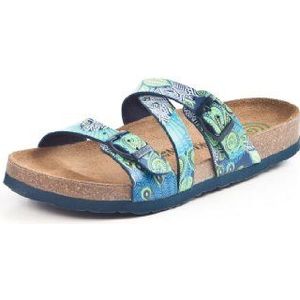 Dr. Brinkmann Dames 700654 slippers, Blauw Navy Multi 5, 37 EU