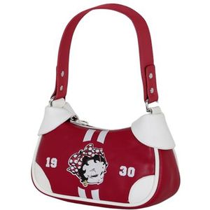 Betty Boop Varsity-Fancy Casual tas, bordeaux, 21,5 x 14,5 cm, Bourgondi Betty Boop, Eén maat, Fancy Casual Tas