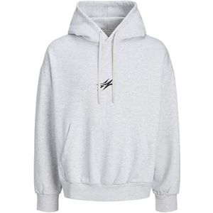 Jack & Jones - JCOCNZ BERLIN - Sweatshirt - Zwart / Wit Gemêleerd