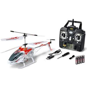 Carson 500507161 Easy Tyrann 250 rood - Op afstand bestuurbare helikopter, Robuust RTF (Ready to Fly) model voor beginners, batterijen inbegrepen, voor kinderen vanaf 12 jaar