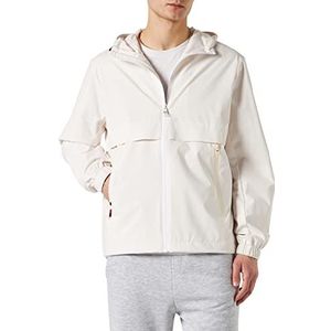 Tommy Hilfiger Heren Th Protect Sail Hooded Jacket Geweven, Verweerd Wit, L