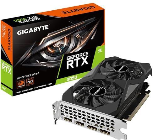 Gigabyte GeForce RTX 3050 WINDFORCE OC 6G NVIDIA 6 GB GDDR6