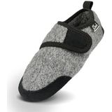 Huisschoenen - Color-Blocking - Wol - Velcro Sluiting