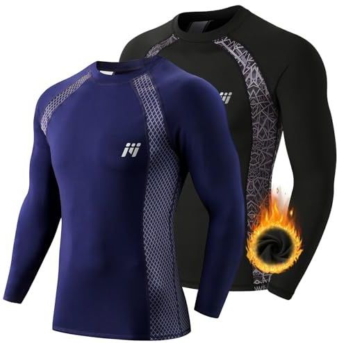 MEETWEE - Thermo T-shirt - Zwart - Lange Mouwen - Functioneel Compressieshirt