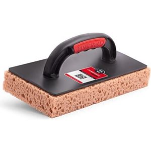 COMENSAL® Tegelwasplank HYDRO+ sponsplank, grove poriën, absorberend, schoonmaakplank, tegelspons, hydrosponscoating, Made in EU, 280 x 140 mm