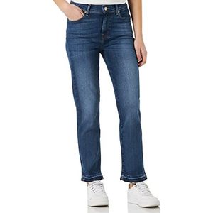 7 For All Mankind De rechte crop-jeans voor dames, Lichtblauw, 50