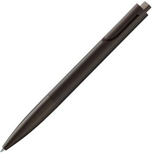 LAMY noto eenvoudige balpen 283 van kunststof in de kleur bruin met driehoekige body en drukmechanisme, incl. grote vulling M 16 lijnbreedte M in zwart