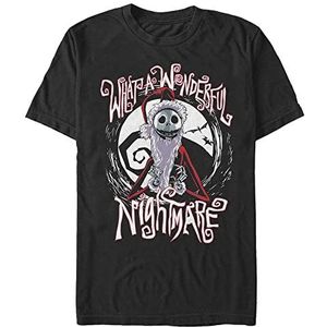 Disney Classics Unisex Nightmare Before Christmas-Santa Jack Organic T-shirt met korte mouwen, zwart, XXL, zwart, XXL