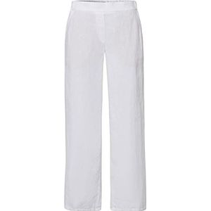 BRAX Dames stijl Maine S van linnen broek, wit, 26W x 32L