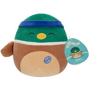 Squishmallows SQCR04124 - Avery de eend 19 cm, officiële Kelly Toys pluche, superzacht knuffeldier