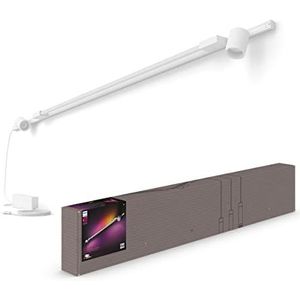 Philips Hue Perifo Railverlichting 2-spots en 1 Gradient Light Tube - Basisset - Twee Rails van 1 Meter - Wit en Gekleurd Licht - Dimbaar - Verbind met Bluetooth of Hue Bridge - Wit
