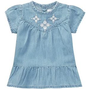Noppies Anda kinderjurk met korte mouwen voor babymeisjes, lichtblauw - P191, 62 cm