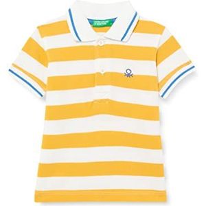 United Colors of Benetton Poloshirt voor kinderen., Geel 916, 3 Maanden