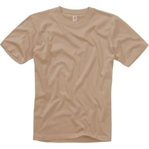 Brandit T-shirt, vele (camouflage) kleuren, maten S tot 7XL, beige, 5XL