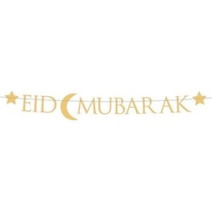 Amscan 9912962 - slinger Eid Mubarak, 220 x 15 cm, Ramadan decoratie