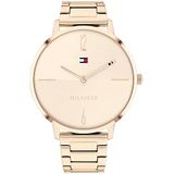 Tommy Hilfiger Dames analoog kwartshorloge met roestvrij stalen armband 1782337