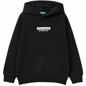 United Colors of Benetton Maglia C/CAPP. M/L 3eb5c205b hoodie, zwart, 130 cm kinderen en jongeren