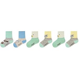 Camano 1106118000 - Baby ca-soft organic katoenen sokken 6 paar, maat 23/26, kleur offwhite, gebroken wit, 23 EU