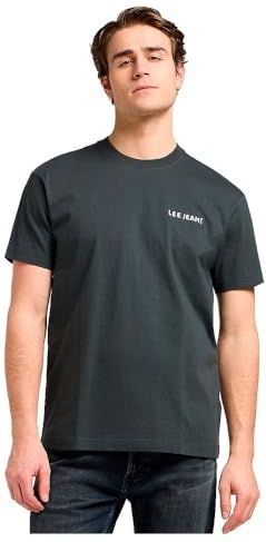 Lee - Washed Black - T-shirt - Korte Mouwen - Relaxed Fit