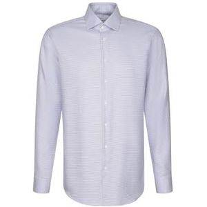 Seidensticker - Businessoverhemd - Sage Green - Regular 1/1 Kent Kraag Structuur