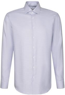 Seidensticker - Businessoverhemd - Sage Green - Regular 1/1 Kent Kraag Structuur