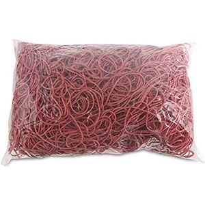 OFFICE PRODUCTS rubberen banden diameter: 80 mm, kleur: rood/gewicht: 1000 g – 1 kg/huishoudelijk rubber ringen rubber/rubber 60% / rubber voor thuis kantoor school
