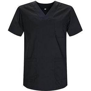 Scrub Top Unisex Scrubs - Medische Uniform V-hals Tuniek Scrub Top 817