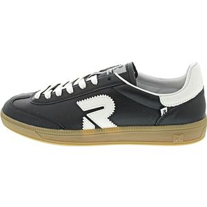 Christoph Kramer - Retro Sneakers - Zwart/offwhite - Vetersluiting - Laag